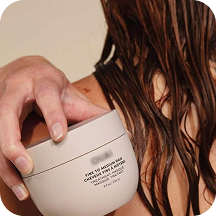 Hair masks condition the lengths, not the roots.
