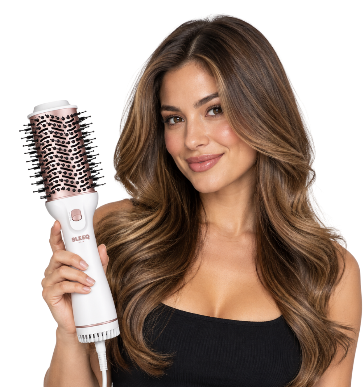 Model with the Ceramic Blowout Brush