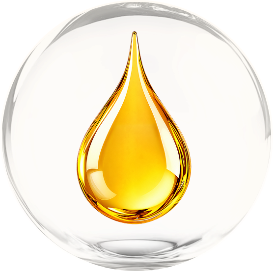 Biotin in a clear bubble