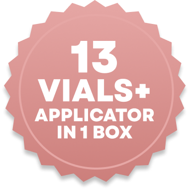 13 vials plus applicator in one box