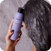 Shampoo cleans, but it is rinsed away.