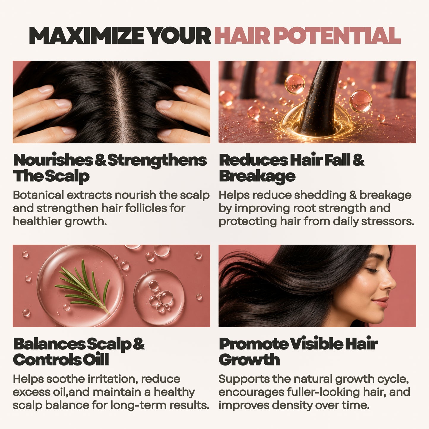 Hair Growth Serum 4-in-1